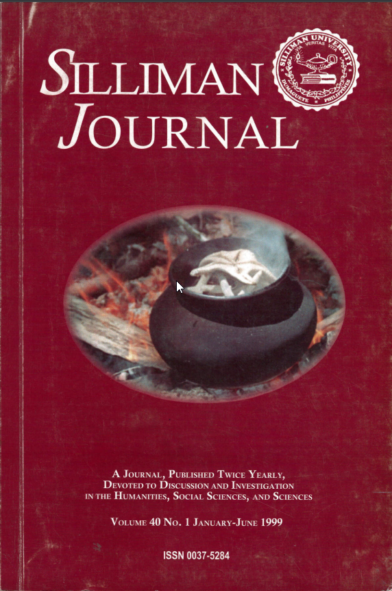 					View Vol. 40 No. 1 (1999): Silliman Journal
				