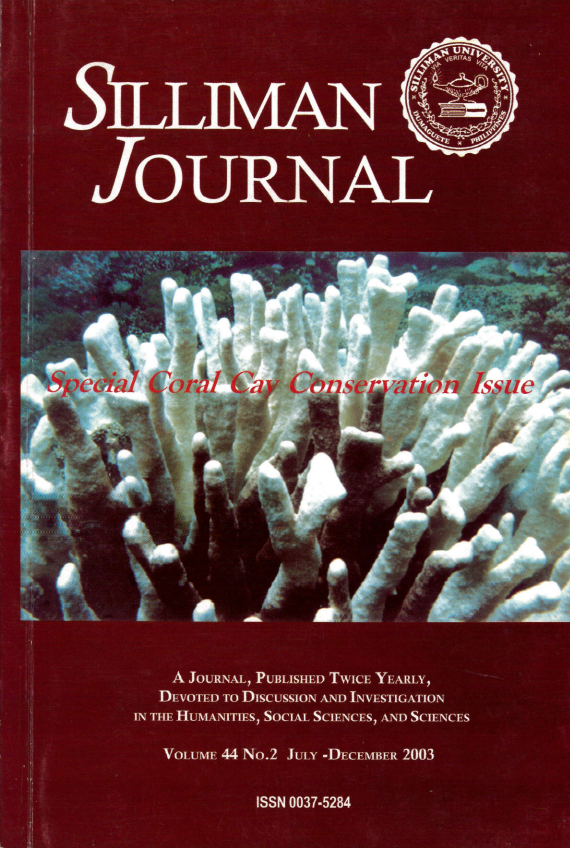 					View Vol. 44 No. 2 (2003): Silliman Journal
				