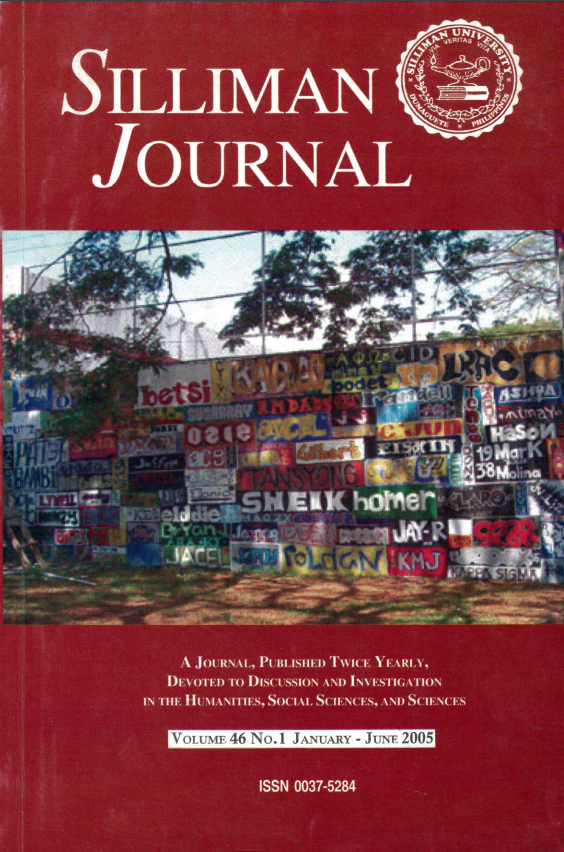 					View Vol. 46 No. 1 (2005): Silliman Journal
				